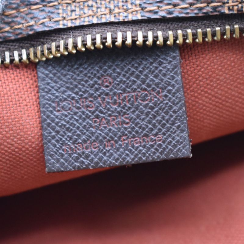 Louis Vuitton Handbag Trousse Makeup Damier Ebène Brown N51982 39ka888