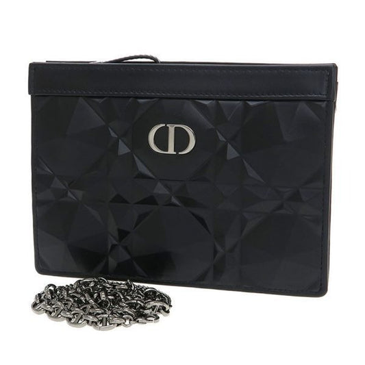 Christian Dior Caro Chain Pouch Diamond Cannage