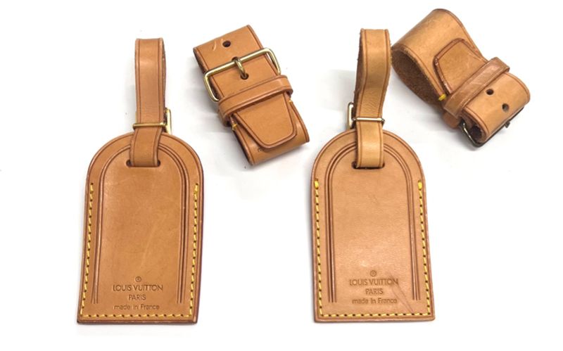 Louis Vuitton Name Tag Poinier Handle Holder 03bs253