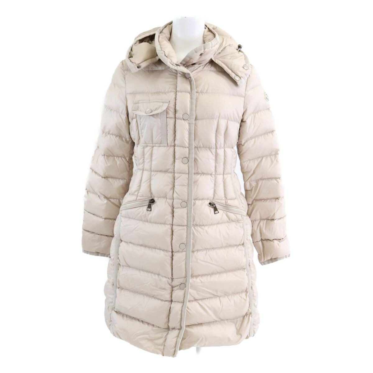 Moncler Hermine Hoodie Down Coat