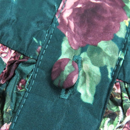 Louis Vuitton 19AW Cotton Silk Floral Pattern Ruffle Lace Long Sleeve Blouse