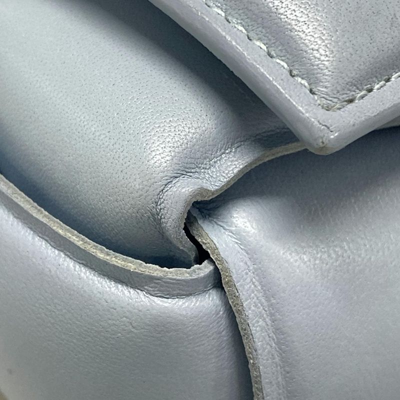 Bottega Veneta Shoulder Bag Padded Cassette Light Blue Lambskin