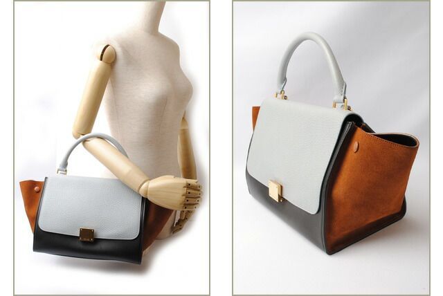 Celine Handbag Shoulder Bag Celine Trapeze Small Trapeze 174683vti.05lb Light