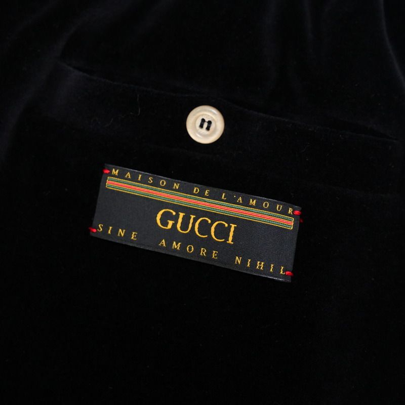 Gucci Shorts Size S Velour Satin Easy Pants Made In Italy 20240617 Ra0108