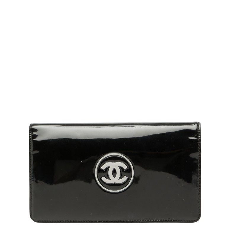 Chanel CC Logo Makeup Black Enamel
