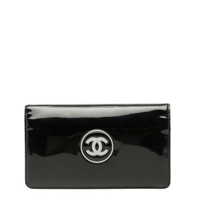 Chanel CC Logo Makeup Black Enamel