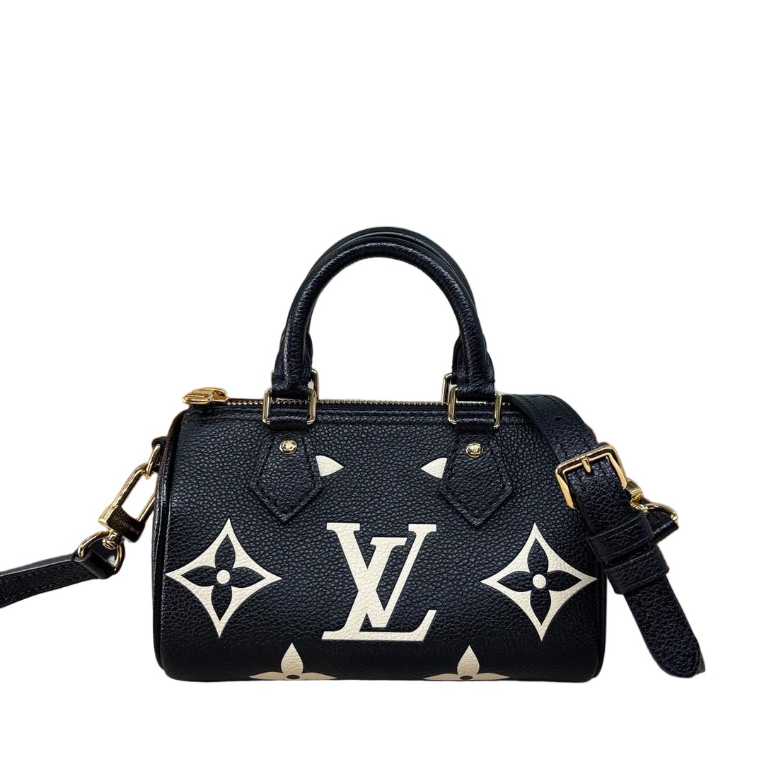 Louis Vuitton Monogram Empreinte Nano Speedy Handbag