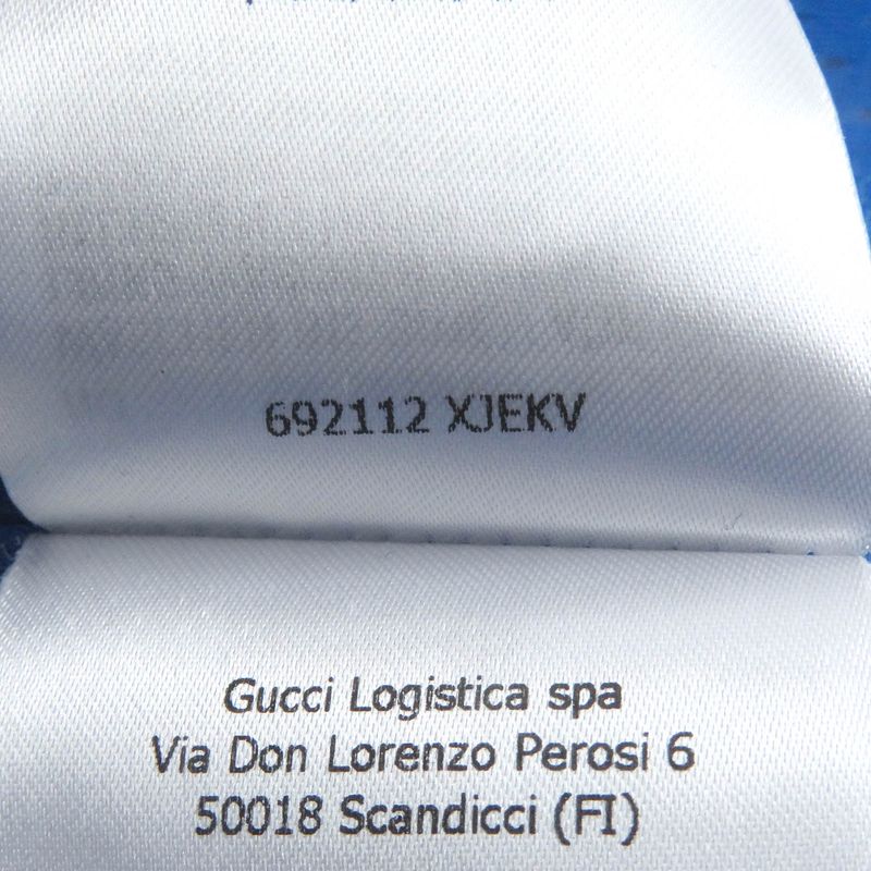 Gucci Adidas 692112 Double G Trefoil Sideline Jersey Track Jacket Blue Red L