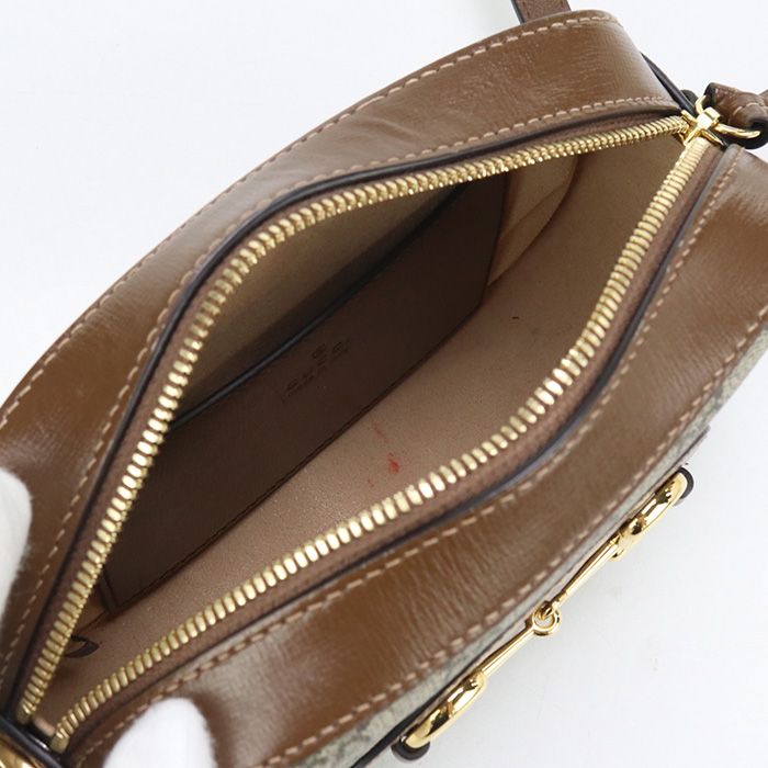 Gucci Small Camera Bag Horsebit 1955 760196 Crossbody Shoulder Bag GG Supreme