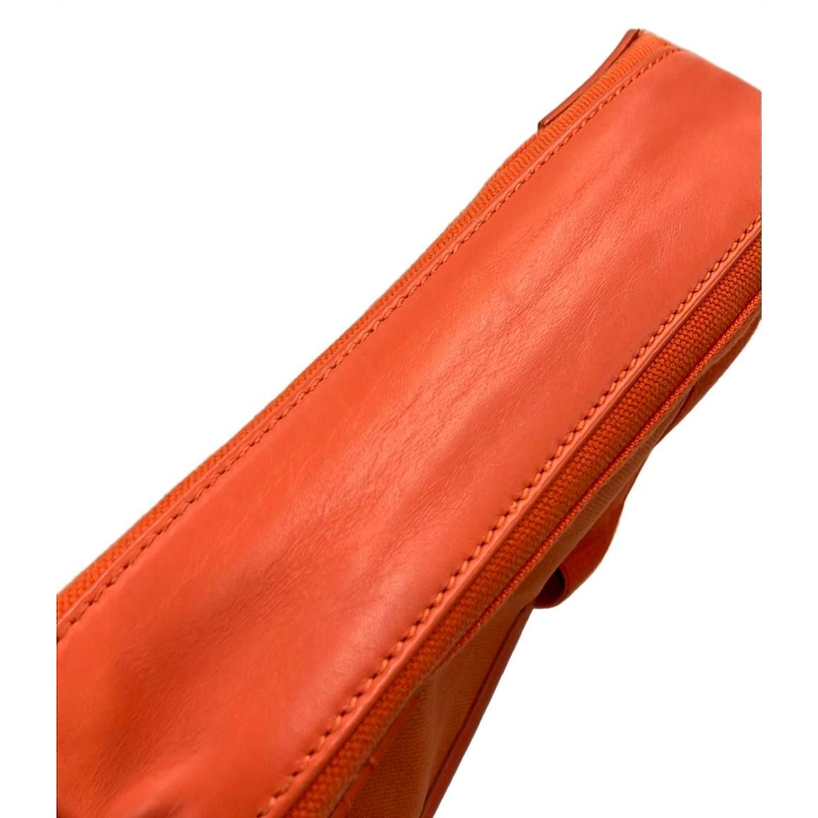 Balenciaga 2-Way Shoulder Bag Crossbody Cabas Orange Size Details — view 7
