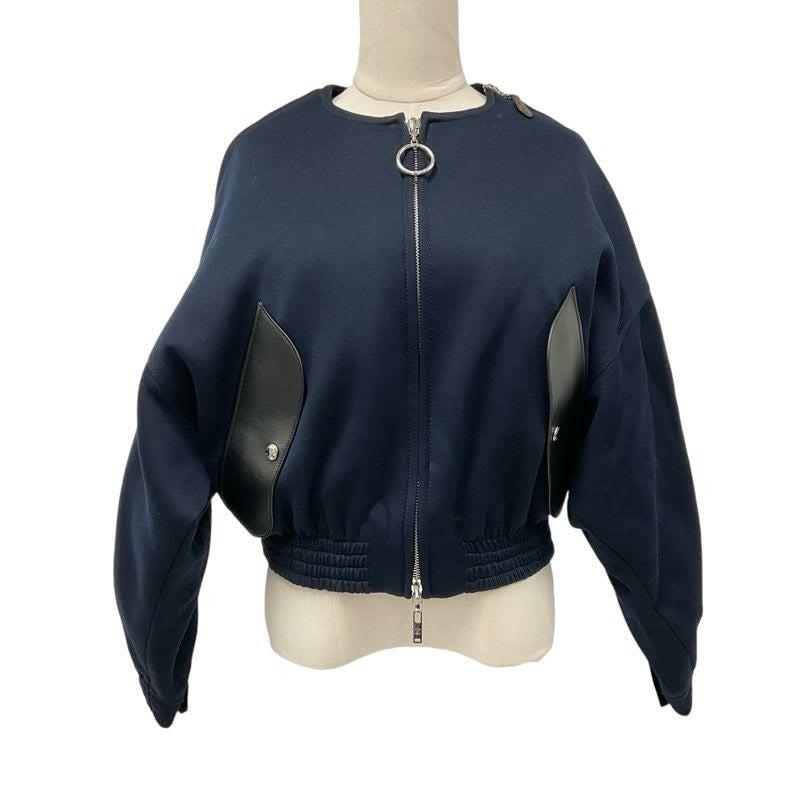 Louis Vuitton Monogram Outer Navy Black Blouson Jacket