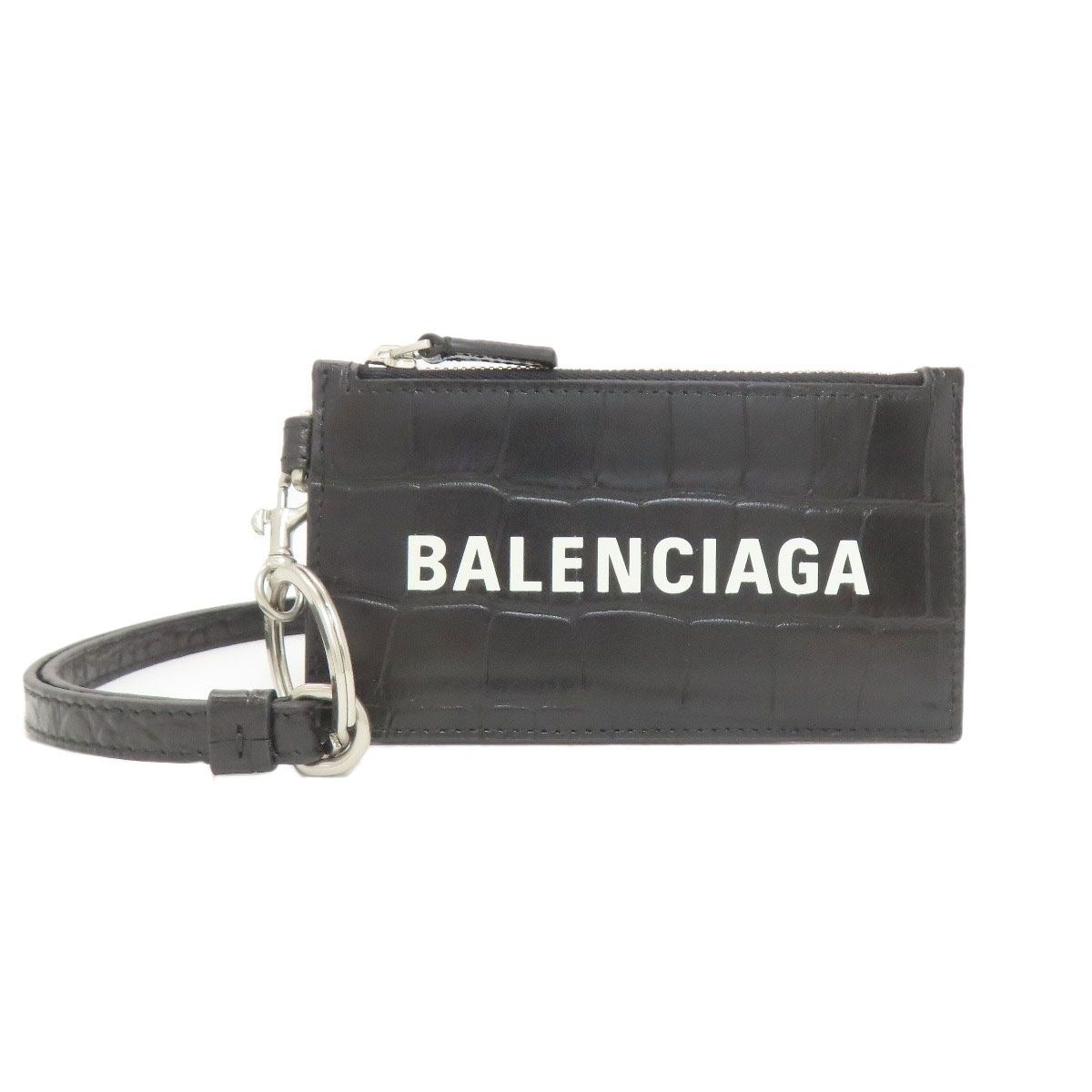 Balenciaga Coin Case Card Leather