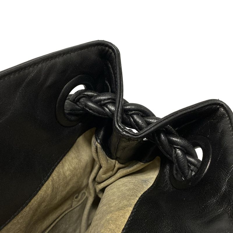 Bottega Veneta Julie Intrecciato 204451 Black Leather