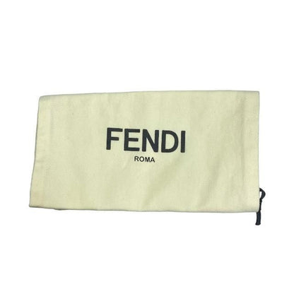 Fendi Strap You Shoulder Strap Small Studded Leather Brown White Pink