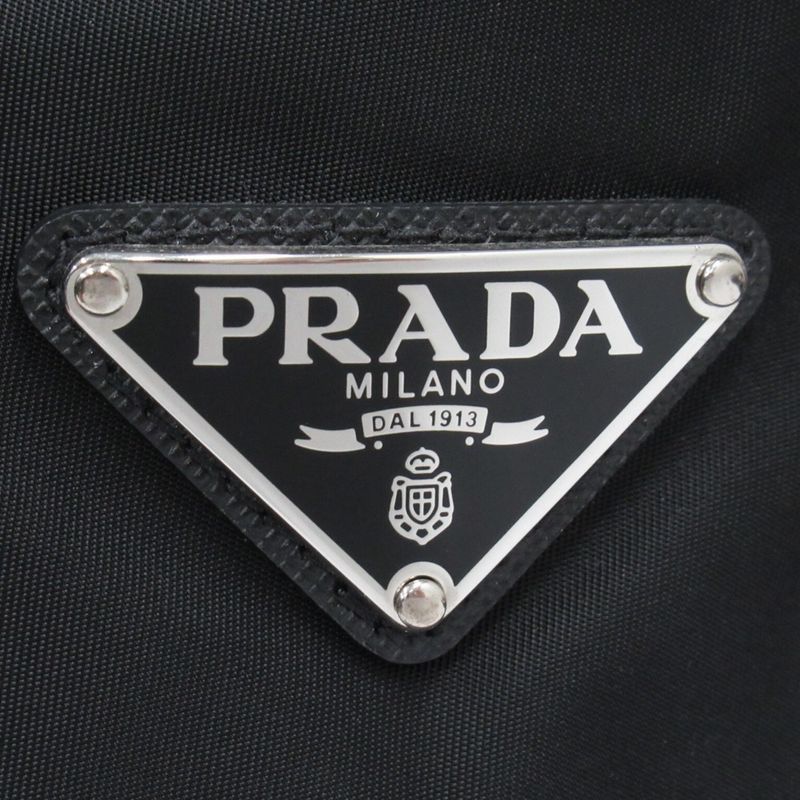 Prada Re-Nylon Bucket Hat Triangle Logo Triangle Logo Plate Nylon 2hc137 Size S