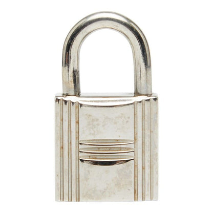 Hermes Cadenas Padlock Key Set Silver Metal Ladies Hermes