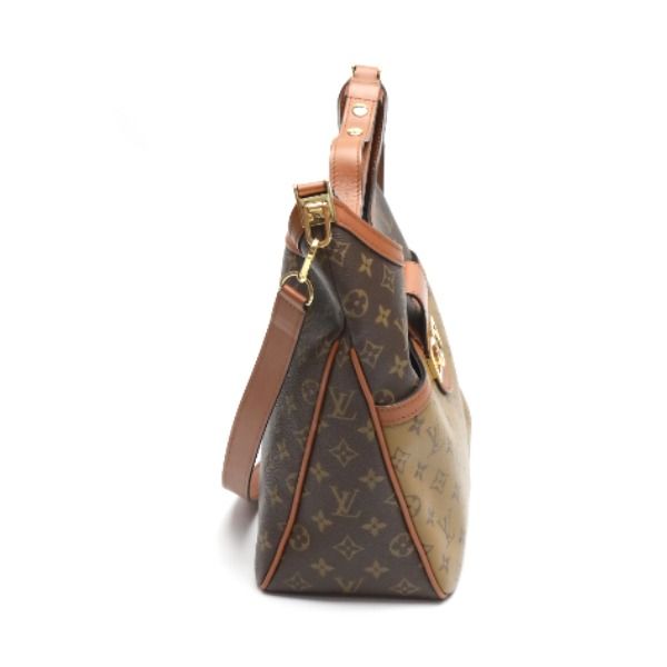 Louis Vuitton M45195 Monogram Reverse Shoulder Bag Hobo Dauphine MM Shoulder