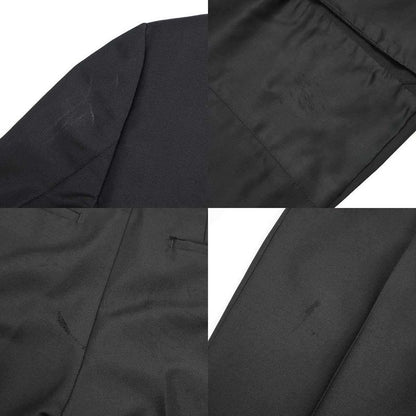 Balenciaga Wool Mohair Set-Up Suit 390206 Black 44