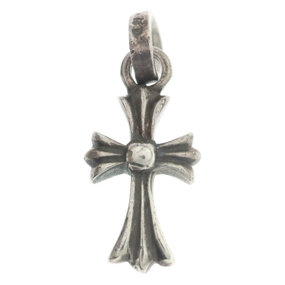 Chrome Hearts Crs Bbyfat Baby Fat Cross Pendant Top Silver