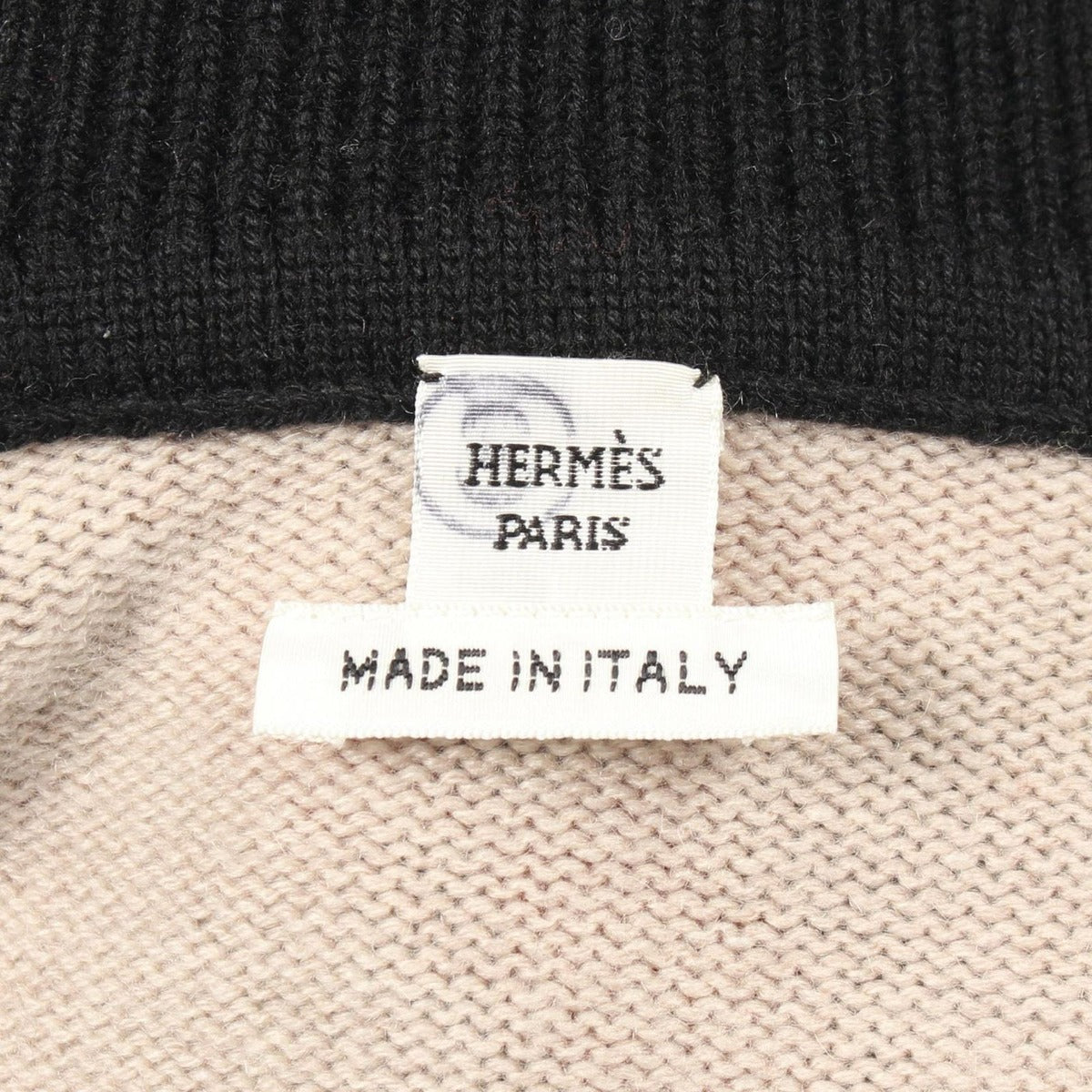 Hermes Poncho Brides de Gala Tartan Cashmere Jacket Beige Black Red — view 3