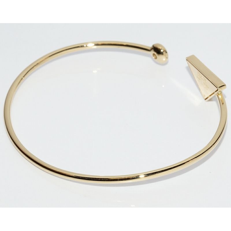 Prada Bracelet Bangle 18K Yellow Gold Diamonds 022 CT Eternal — view 4
