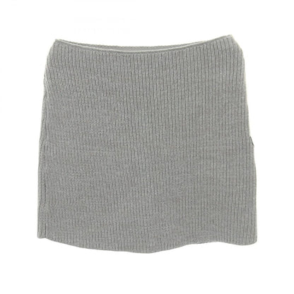 Louis Vuitton Skirt Wool Nylon Gray