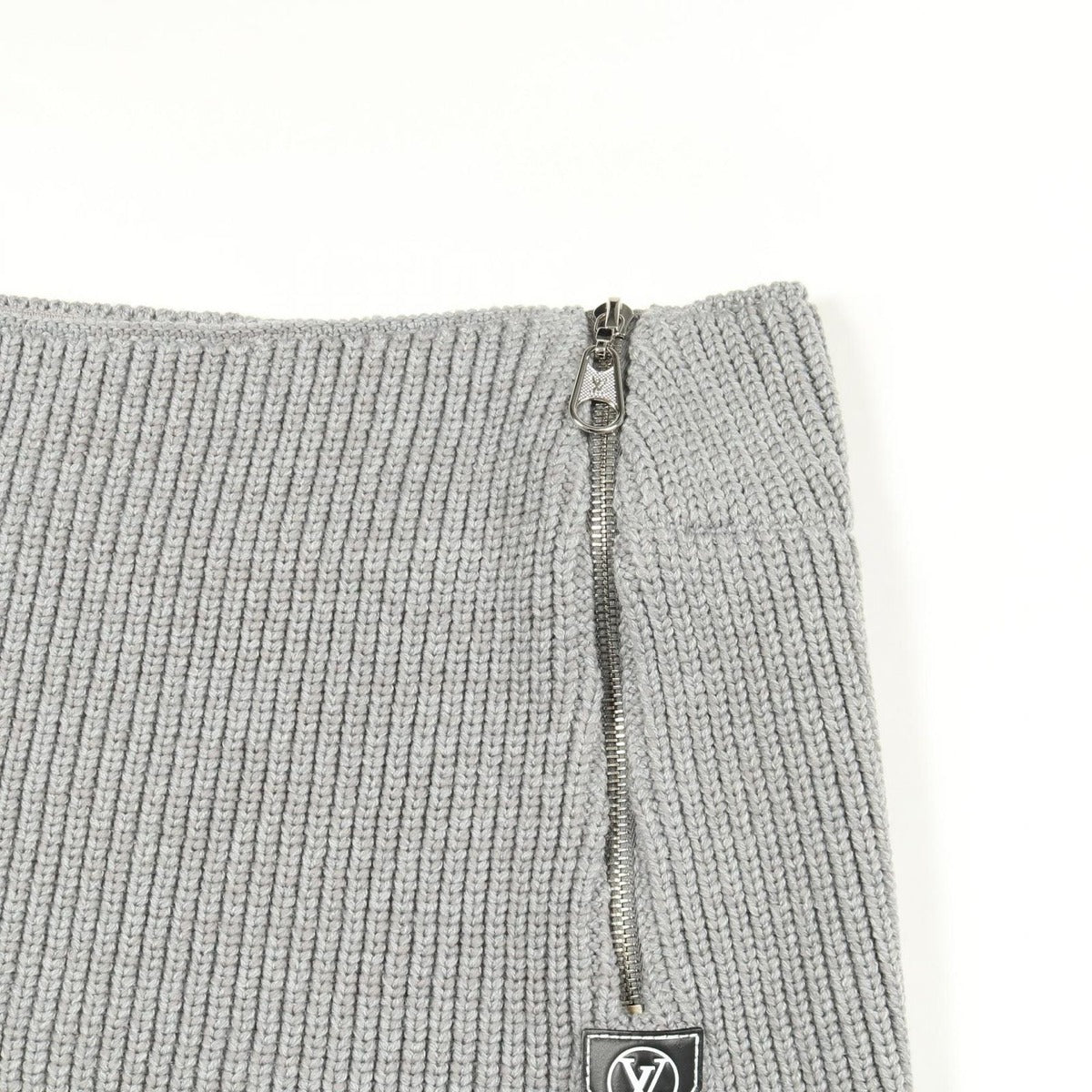 Louis Vuitton Skirt Wool Nylon Gray — view 5