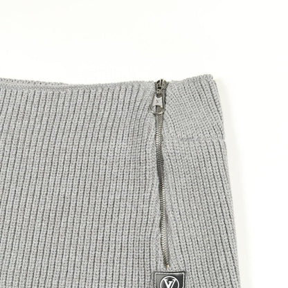 Louis Vuitton Skirt Wool Nylon Gray — view 5