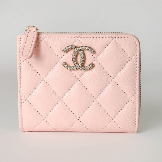 Chanel Card Case Fragment Pink