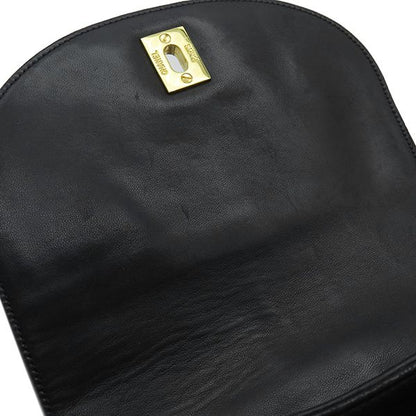 Chanel Backpack Daypack Matelasse Chain Backpack Sac Lambskin Black Gold