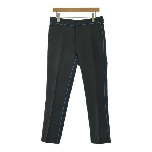 Fendi Trousers Pants Wool Black Blue