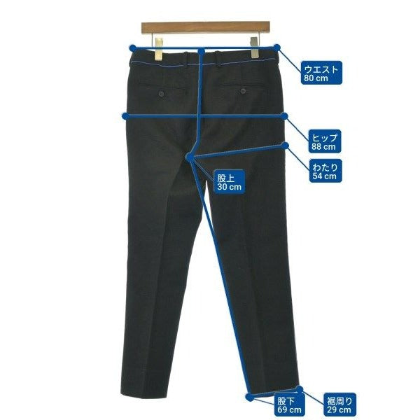 Fendi Trousers Pants Wool Black Blue — view 7