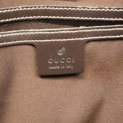 Gucci Tote Bag GG Supreme 197953 PVC Brown Gold Hardware Women's