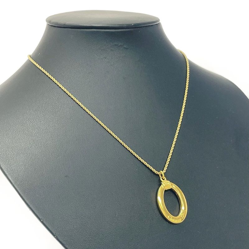 Christian Dior GP Oval Necklace Gold 459549 Necklace