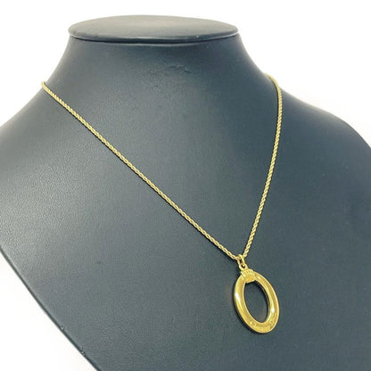 Christian Dior GP Oval Necklace Gold 459549 Necklace