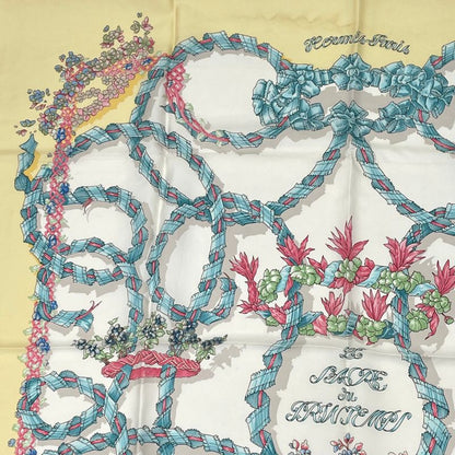 Hermes Scarf Carre 90 Silk LE Sacre DU Printemps Spring Festival Floral Pattern