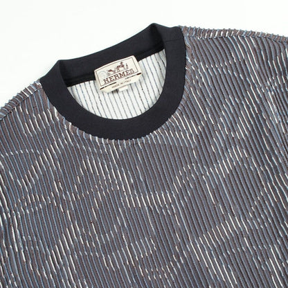 Hermes Sweatshirt Quincaillerie Equestre Silk Top — view 6