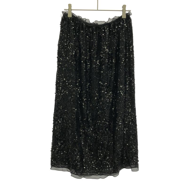 Fendi Sequined Skirt Black