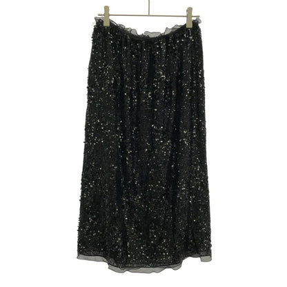 Fendi Sequined Skirt Black