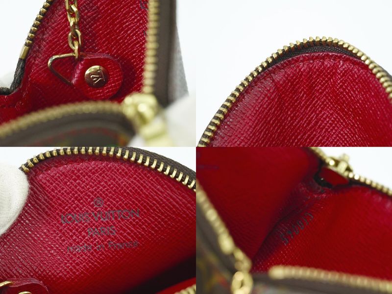 Authentic Louis Vuitton LV Porte Moneron Monogram Cherry Takashi Murakami Coin