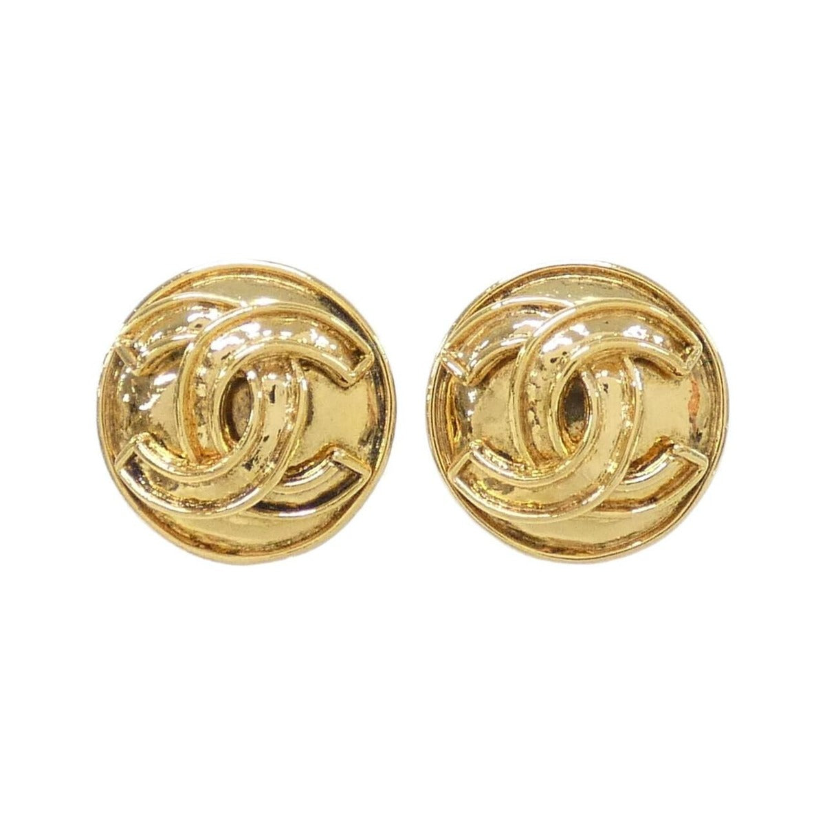 Chanel Vintage Earrings Gold