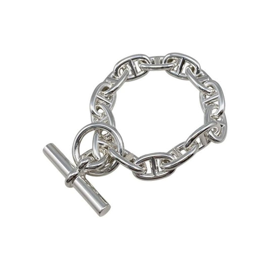 Hermes Bracelet Chaine D'ancre MM Ag925 14 Frames Silver Hermes