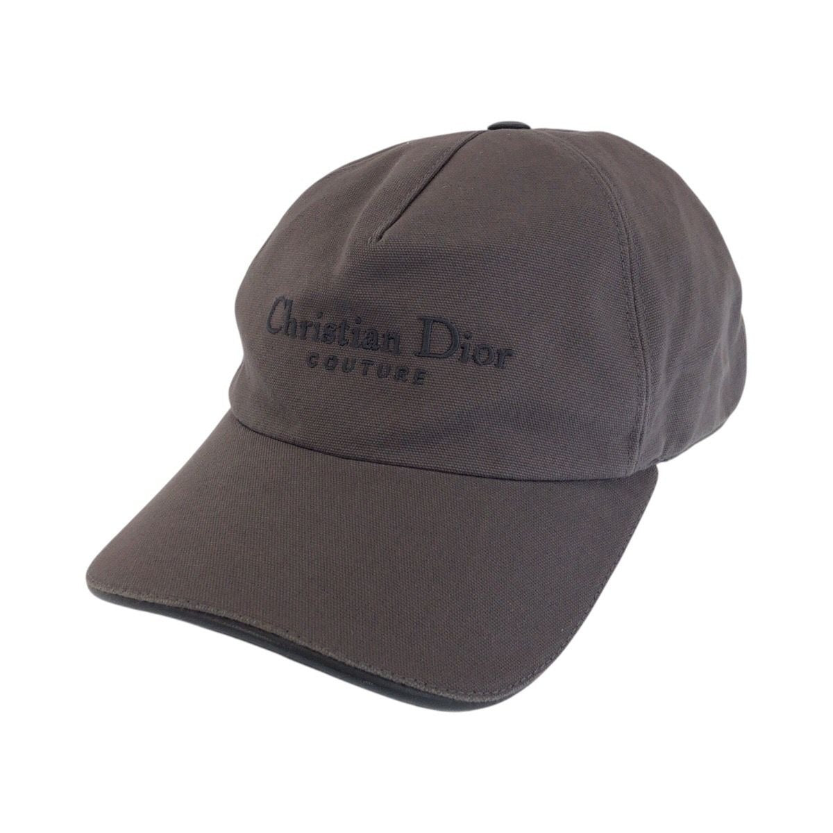 Dior Gray Silver Cotton Cap Hat