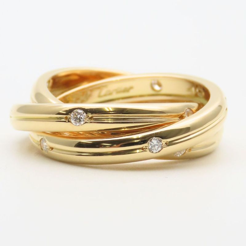 Cartier Ring - Ring Constellation Trinity 3strands 49 18K Yellow Gold Diamonds