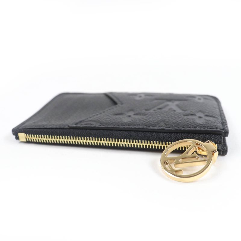 Louis Vuitton M81883 Card Case Porte Carte Romy Monogram Empreinte Noir Black