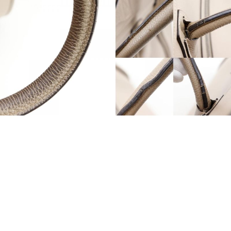 Celine Luggage Micro Shopper Leather Beige Women's Handbag