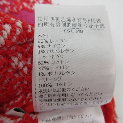 Bottega Veneta Cropped Tweed Jacket Short Length Salon01 Shocking Pink Size 34