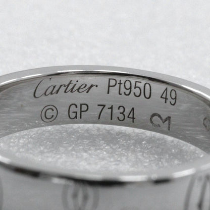 Cartier Happy Birthday Pt950platinum #9 Ladies 5.8g Ring