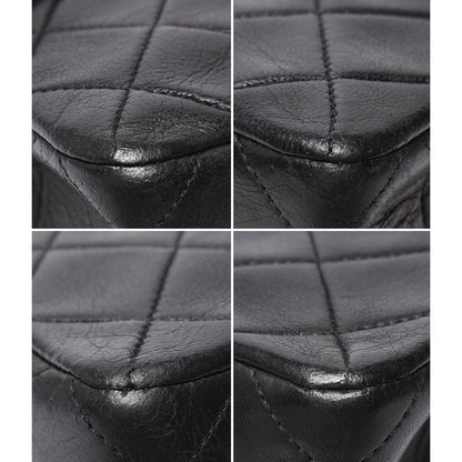 Chanel Chain Shoulder Bag Gold Single Flap Lambskin — view 5