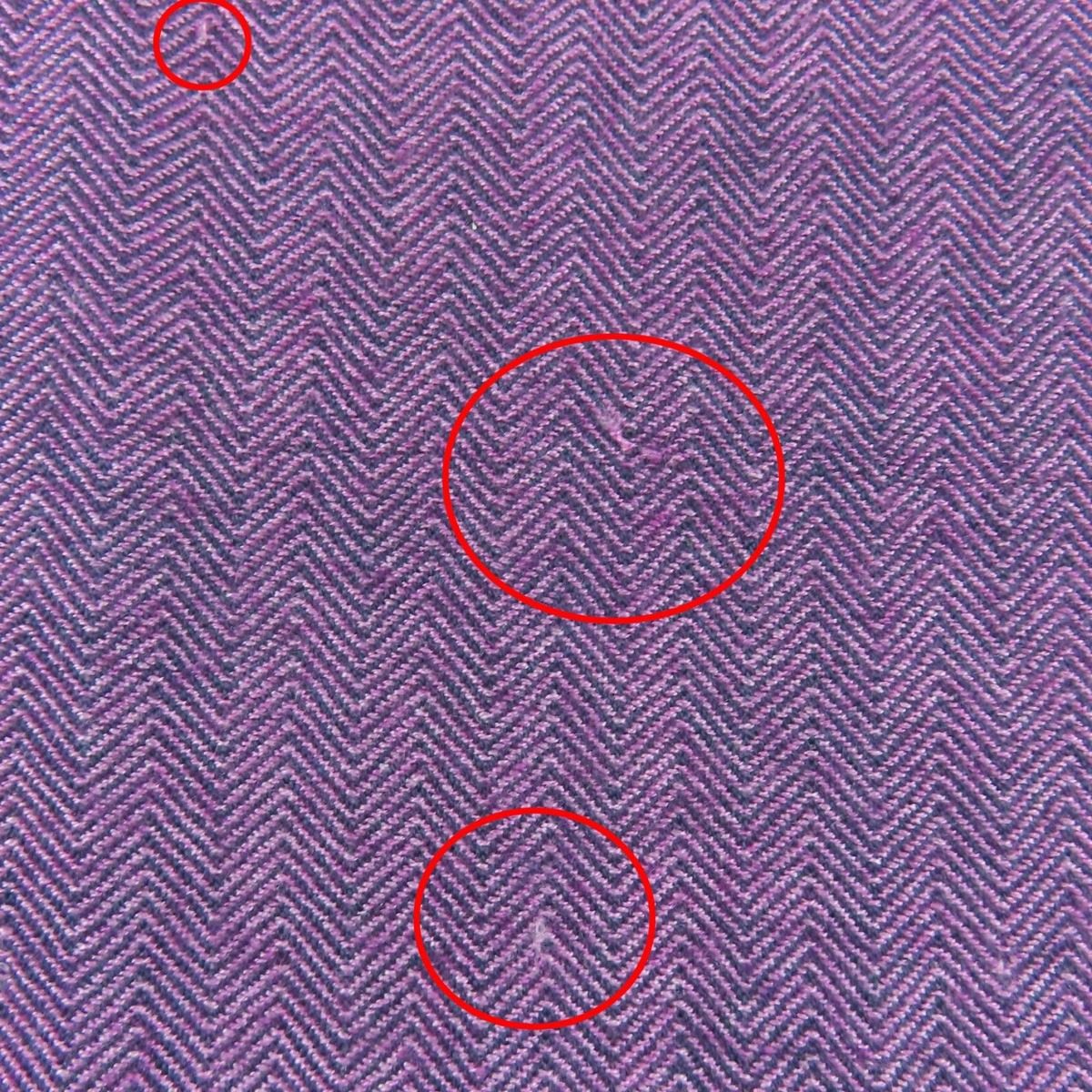Hermes Cashmere H Logo Leather Patch with Fringe Large Shawl Purple Navy Scarf — view 10